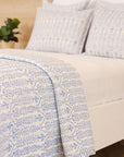Flower Row Quilt Matilda's Blue