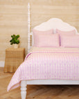 Flower Row Quilt Lilac