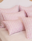 Flower Row Quilt Lilac