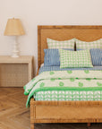 Pillow Case Logo Stripe in Aegean Set/2