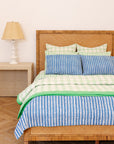 Gudri Sham Grecian Floral in Parakeet