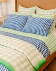 Pillow Case Logo Stripe in Aegean Set/2