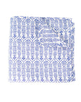 Quilt Flower Row Marine