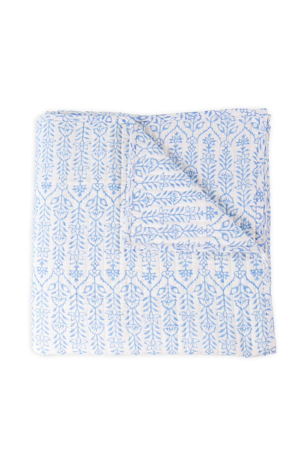 Quilt Flower Row Matilda's Blue