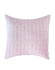 Throw Pillow Flower Row Lilac
