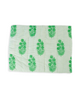 Razai Sham Poppy Stripe in Parakeet