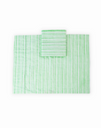 Pillow Case Logo Stripe in Parakeet Set/2