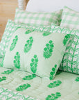 Razai Sham Weave in Parakeet