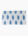 Razai Sham Poppy Stripe in Aegean
