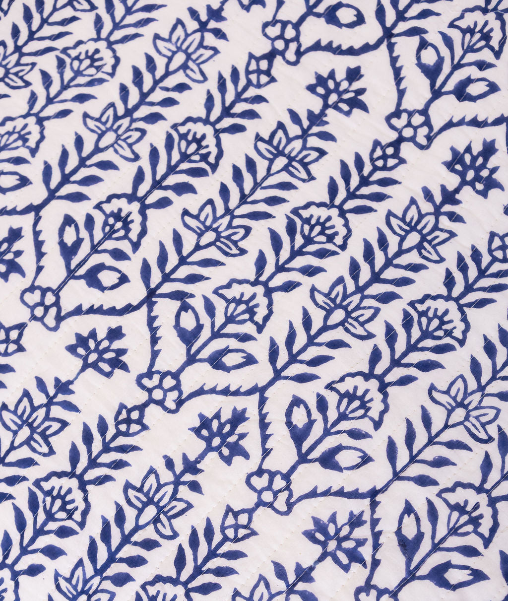 Throw Pillow Flower Row Marine