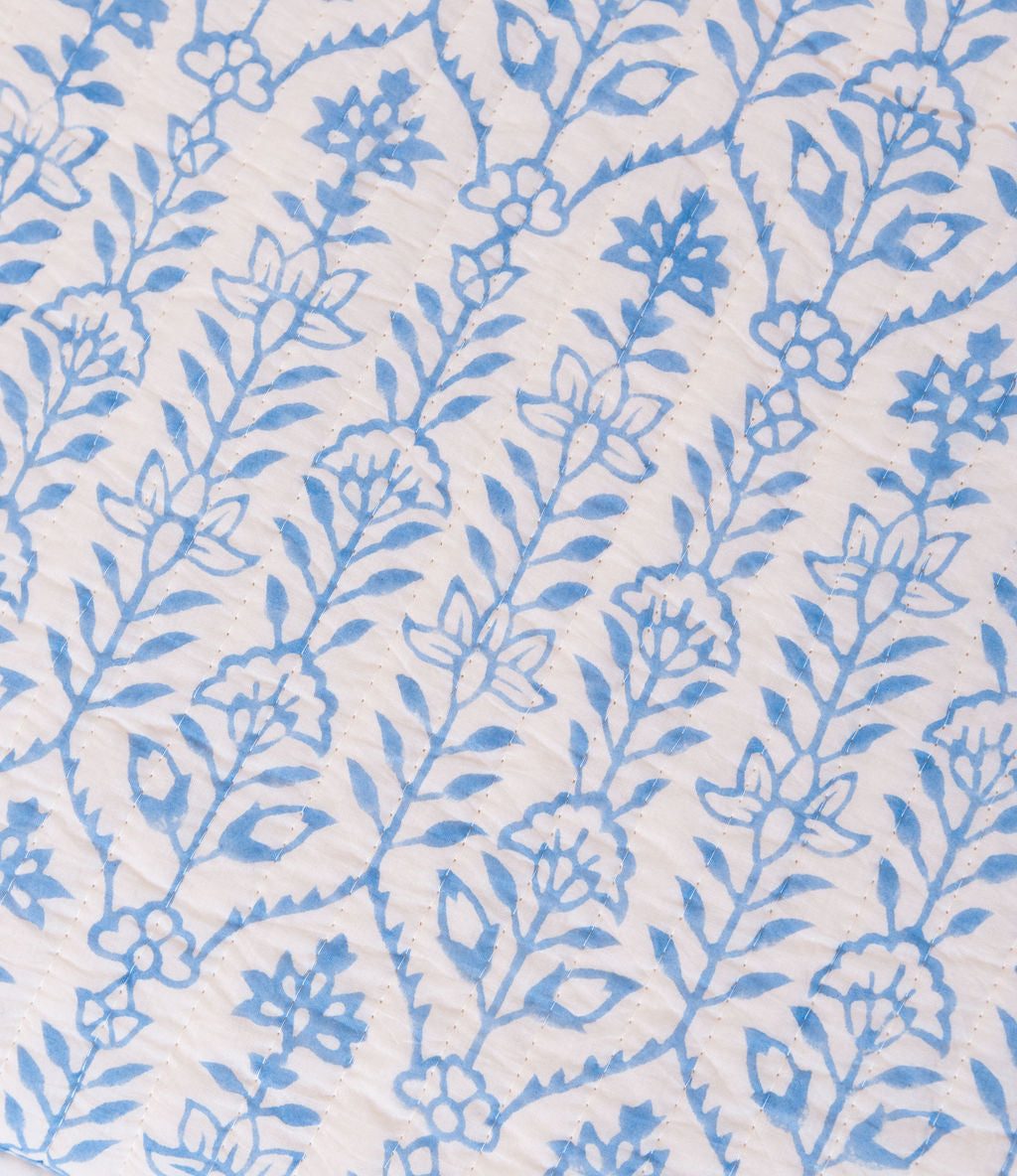 Quilt Flower Row Matilda's Blue