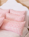 Flower Row Quilt Pink Lotus