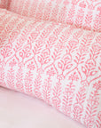 Flower Row Quilt Pink Lotus