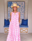 Anywhere Dress Marrakech Tile Peony