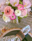 Napkin Flower Row Parakeet Set/4