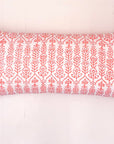 Flower Row Accent Pillow Tangerine