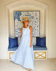 Anywhere Dress Logo Stripe Matilda's Blue