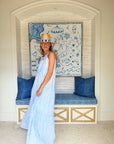 Anywhere Dress Logo Stripe Matilda's Blue
