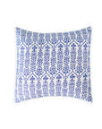 Throw Pillow Flower Row Marine