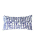 Throw Pillow Flower Row Marine