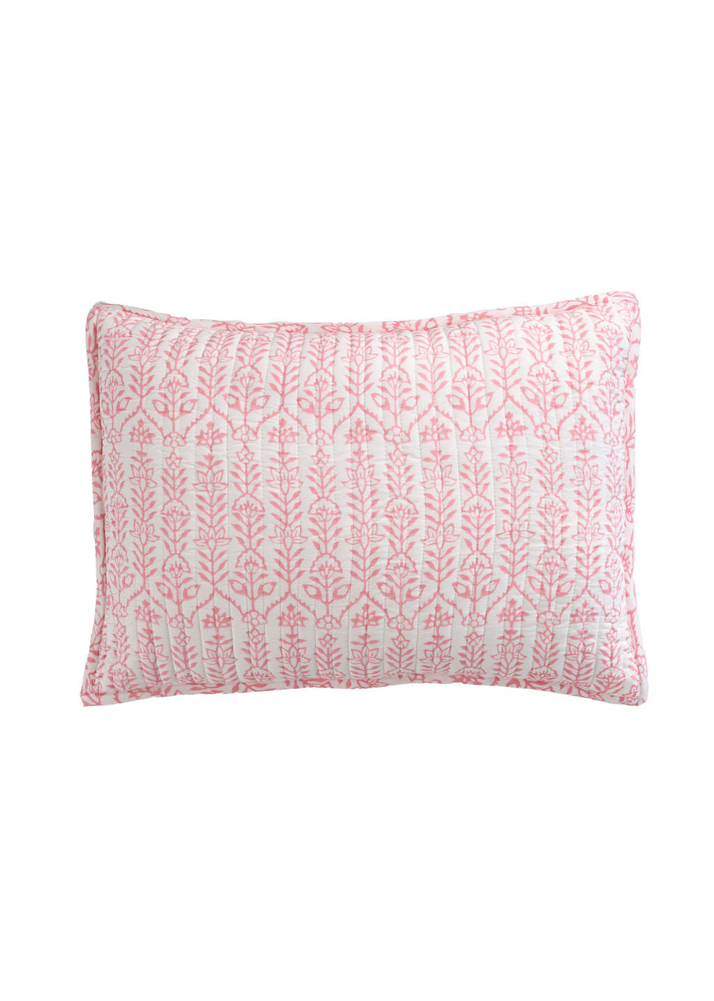 Sham Flower Row Pink Lotus