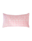 Throw Pillow Flower Row Pink Lotus