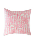 Throw Pillow Flower Row Pink Lotus