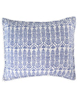 Throw Pillow Flower Row Marine