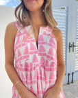 Anywhere Dress Marrakech Tile Peony