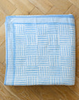 Tate Basket Weave Quilt in Matildas Blue