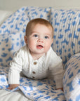 Otomi Baby Quilt Matilda's Blue