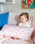 Otomi Baby Lumbar Pillow Rosie Pink
