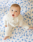 Otomi Baby Quilt Matilda's Blue