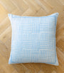 Tate Basket Weave Euro Sham in Matildas Blue