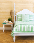 Tate Basket Weave Quilt in Parakeet