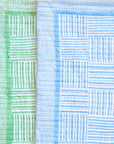 Tate Basket Weave Euro Sham in Parakeet