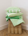 Tate Basket Weave Euro Sham in Parakeet