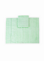Pillow Case Logo Stripe in Parakeet Set/2