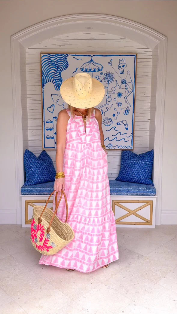Anywhere Dress Marrakech Tile Peony