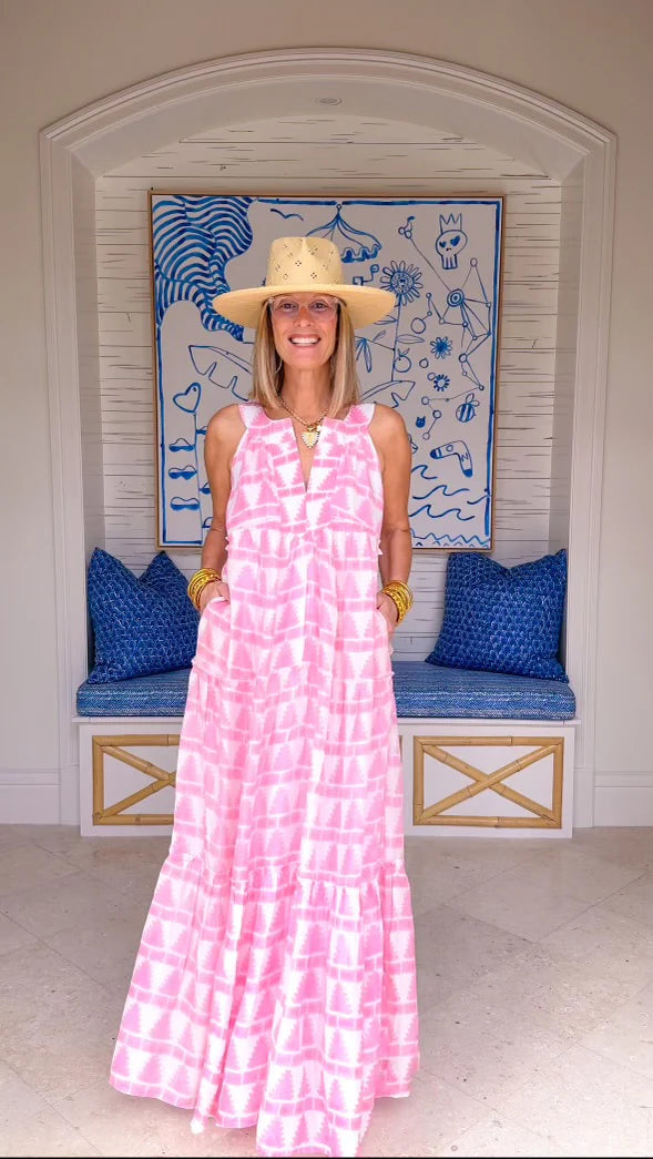 Anywhere Dress Marrakech Tile Peony