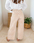 Disco Pant Logo Stripe Cashew