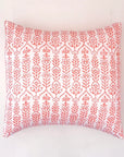 Flower Row Sham Tangerine