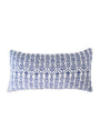 Throw Pillow Flower Row Marine