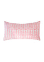 Throw Pillow Flower Row Bubblegum