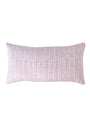 Throw Pillow Flower Row Lilac