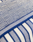 Tate Basket Weave Quilt in Marine
