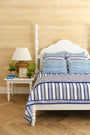 Tate Basket Weave Quilt in Marine