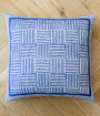 Tate Basket Weave Euro Sham in Marine