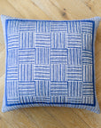 Tate Basket Weave Euro Sham in Marine